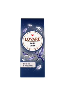 Copertă produs Cutie ceai cu frunze &icirc;ntregi Lovar&eacute; - Earl Grey: ceai negru cu bergamotă 80 g
