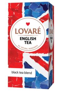 Copertă produs Cutie ceai cu 24 pliculețe Lovar&eacute; - English Tea: ceai negru 48 g