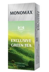 Copertă produs Cutie ceai cu 25 pliculețe Monomax - Exclusive Green Tea: frunze de ceai verde chinezesc 90 g