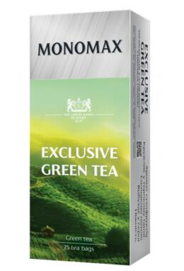 Copertă produs Cutie ceai cu 25 pliculețe Monomax - Exclusive Green Tea: frunze de ceai verde chinezesc 90 g