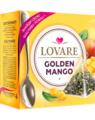 Copertă produs Cutie cu 15 piramide de ceai Lovar&eacute; - Golden Mango: ceai verde cu fructe și petale 30 g - thumb 1