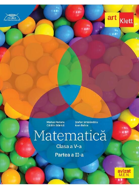 Copertă produs Matematică. Clasa a V-a. Semestrul 2 - Traseul albastru. Clubul Matematicienilor - gallery big 1