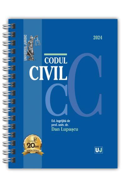 Codul civil Ianuarie 2024 (ediție spiralată)