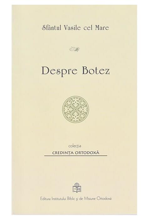 Copertă produs Despre botez