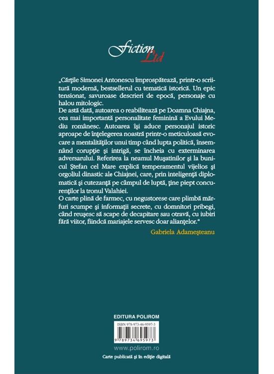 Copertă produs Chiajna din Casa Muşatinilor (Carte cu autograf) - gallery big 2