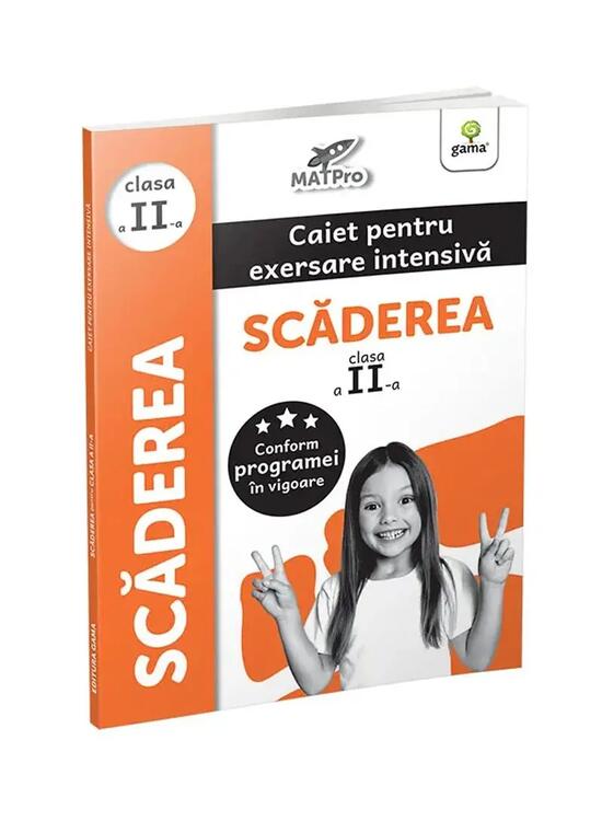 Copertă produs Scăderea. Caiet pentru exersare intensivă. Clasa a II-a - gallery big 1