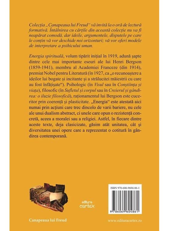 Copertă produs Energia spirituală - Henri Bergson - gallery big 2
