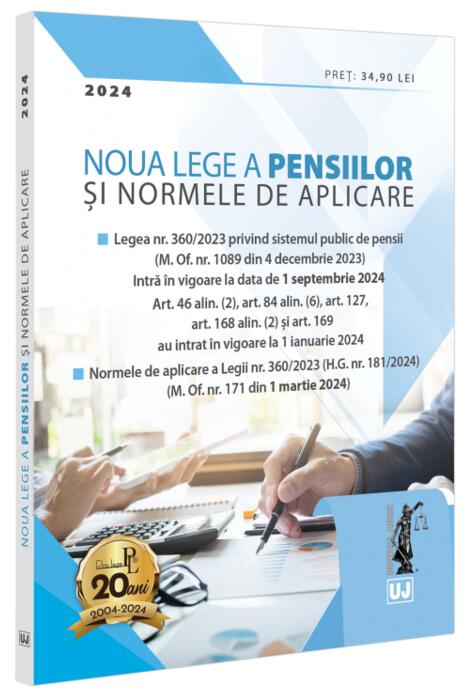 Copertă produs Noua Lege a pensiilor și Normele de aplicare