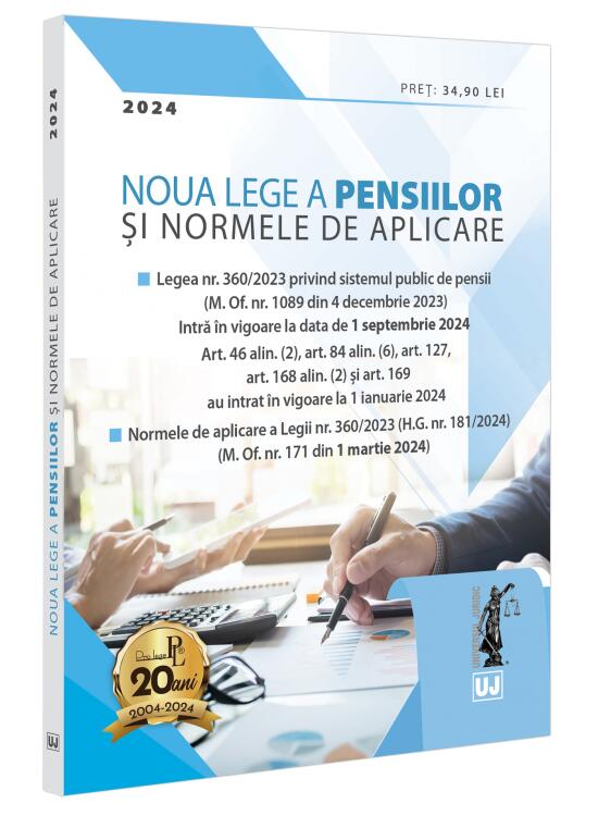Copertă produs Noua Lege a pensiilor și Normele de aplicare - gallery big 1