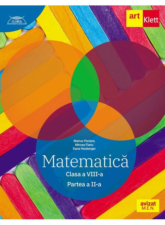 Copertă produs Matematică. Clasa a VIII-a. Partea a 2-a - Traseul albastru. Clubul Matematicienilor - gallery big 1