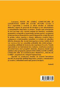 Copertă produs Teste de limbă, comunicare și literatură