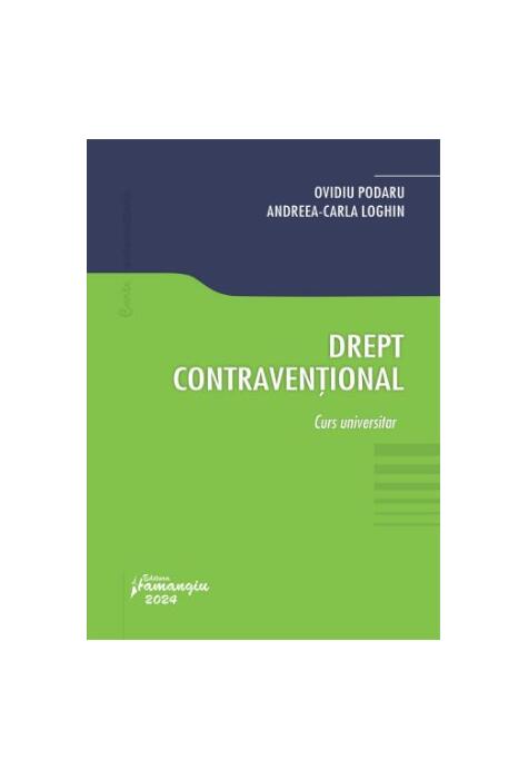 Copertă produs Drept contravențional