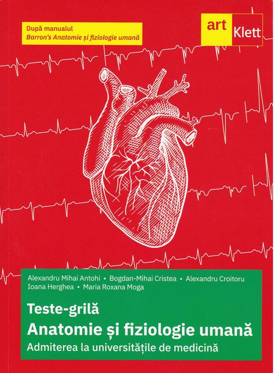 Copertă produs Teste-grilă de biologie pentru Admiterea la universitățile de medicină după manualul Barron&rsquo;s Anatomie și fiziologie umană - gallery big 1