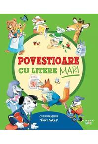 Copertă produs Povestioare cu litere mari