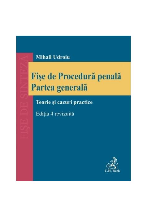Copertă produs Fișe de Procedură penală. Partea generală