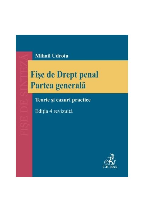 Copertă produs Fișe de Drept penal. Partea generală