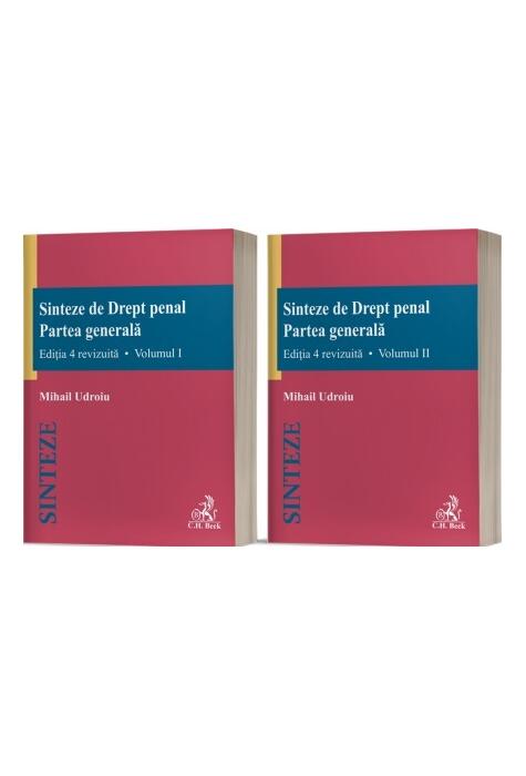 Copertă produs Sinteze de Drept penal. Partea generală (Vol. 1 + Vol. 2)
