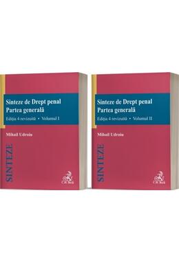 Copertă produs Sinteze de Drept penal. Partea generală (Vol. 1 + Vol. 2)
