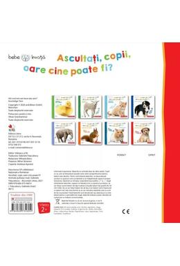 Copertă produs Bebe &icirc;nvață. Ascultați, copii, oare cine poate fi? Animale pufoase