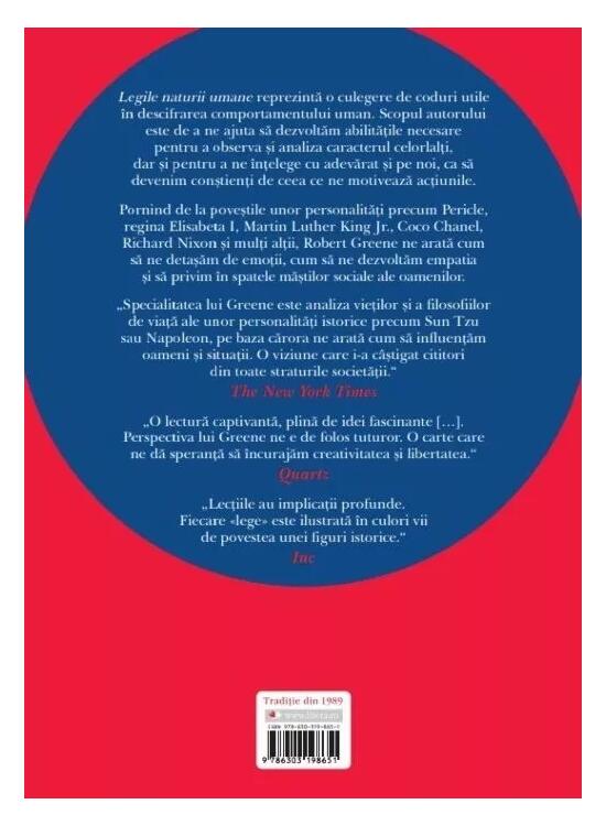 Copertă produs Legile naturii umane - gallery big 2