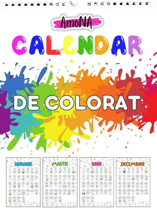 Copertă produs Calendar de colorat, de perete - gallery big 1
