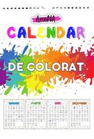 Imagine produs Calendar de colorat, de perete