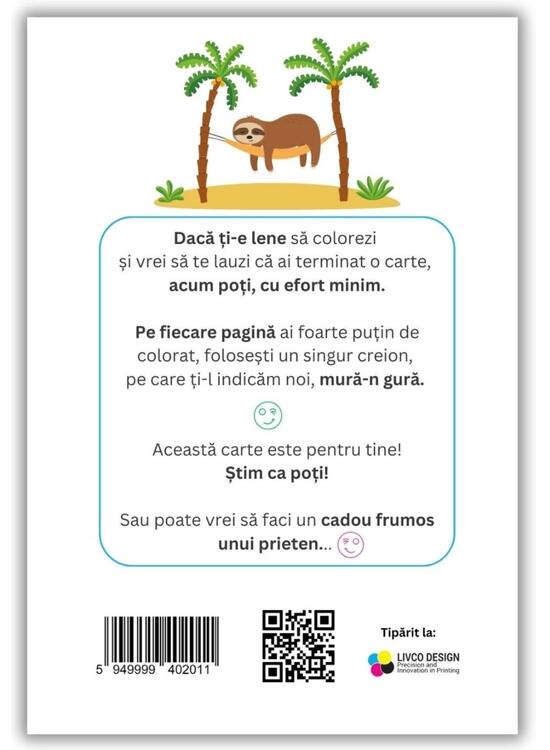 Copertă produs Carte de colorat pentru leneși - gallery big 2
