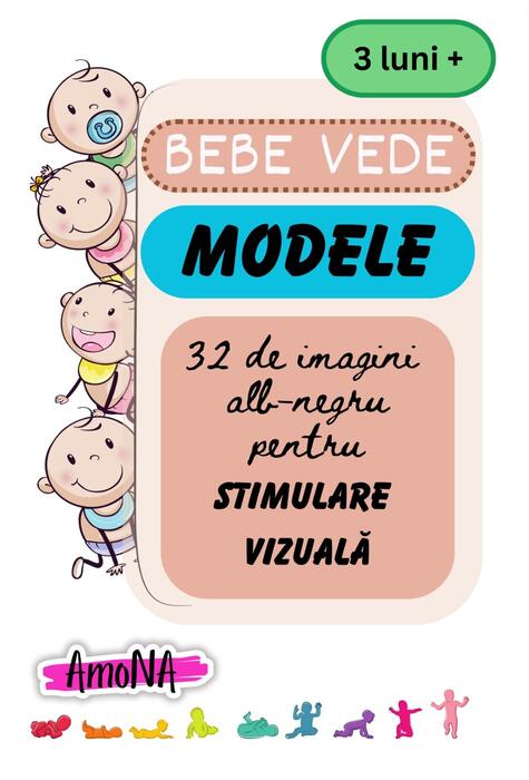 Copertă produs Cartonașe Bebe vede, Modele