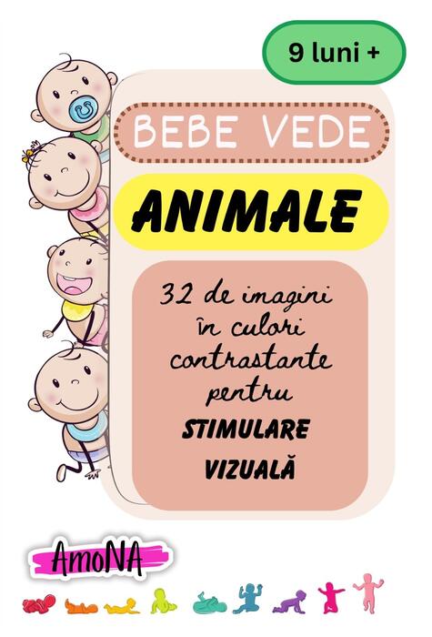 Copertă produs Cartonașe Bebe vede, Animale