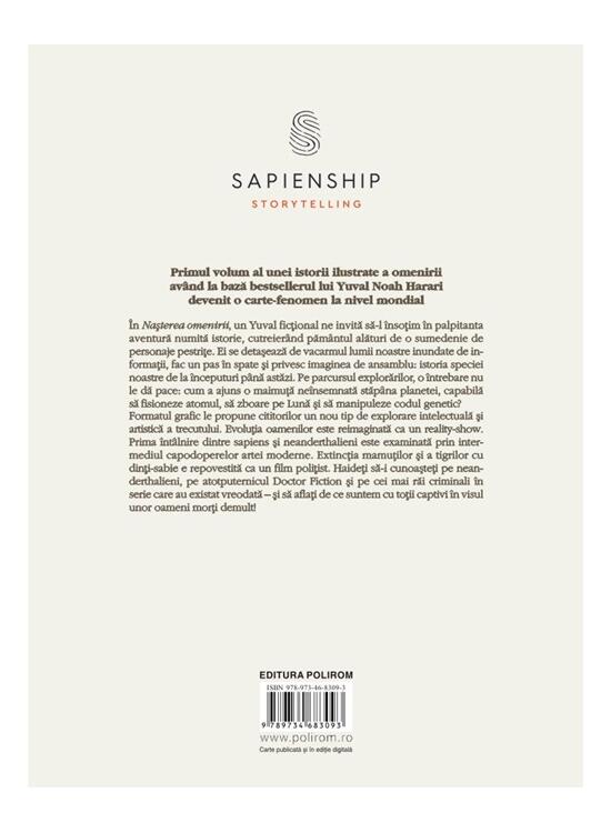 Copertă produs Sapiens. O istorie grafică (Vol. 1) Nașterea omenirii - gallery big 2