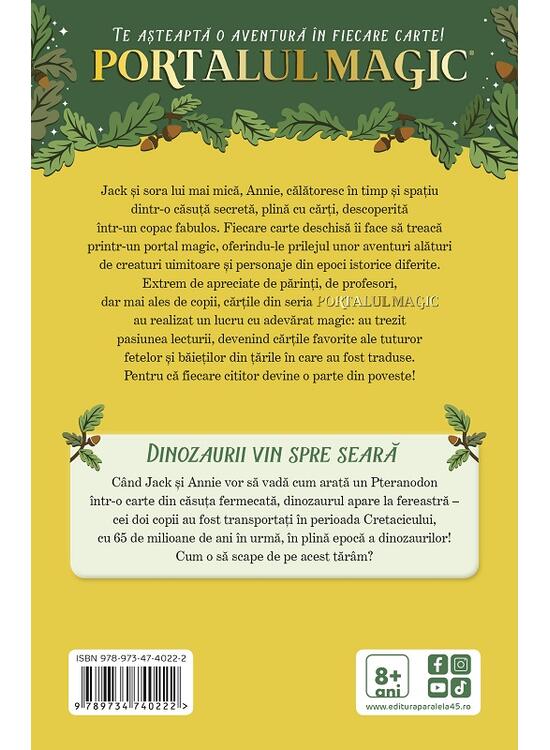 Copertă produs Portalul magic. Dinozaurii vin spre seară (Vol. 1) - gallery big 2