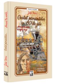 Copertă produs Ocolul Pământului în 80 de zile (ediție bilingvă)