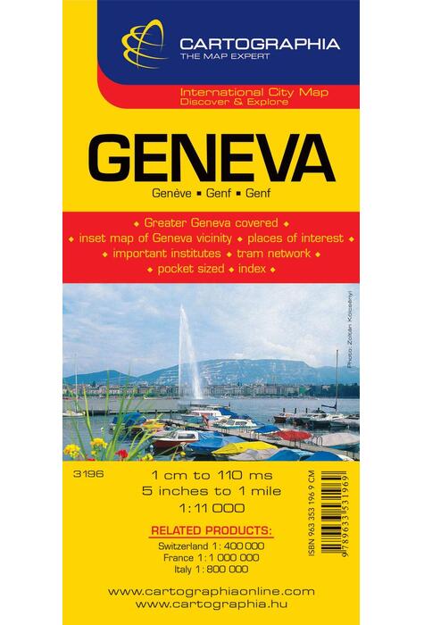 Copertă produs Hartă rutieră Geneva