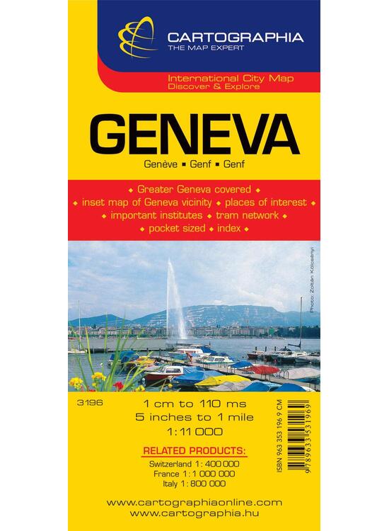 Copertă produs Hartă rutieră Geneva - gallery big 1
