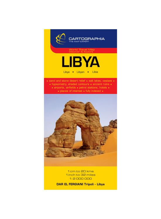 Copertă produs Hartă rutieră Libia - gallery big 1