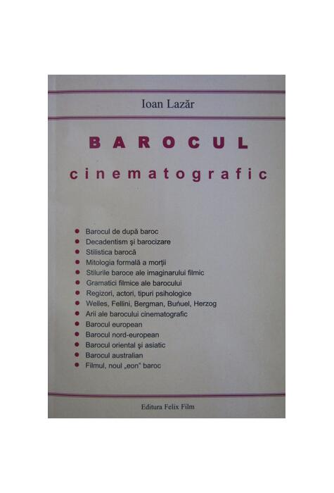 Copertă produs Barocul cinematografic