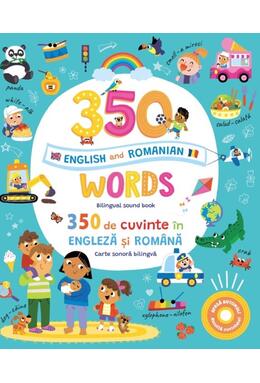 Copertă produs 350 words in English and Romanian / 350 de cuvinte &icirc;n rom&acirc;nă şi engleză