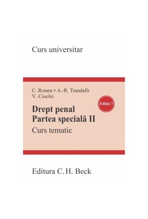 Copertă produs Drept penal. Partea specială II