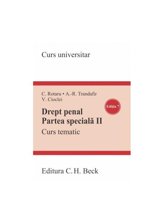 Copertă produs Drept penal. Partea specială II - gallery big 1