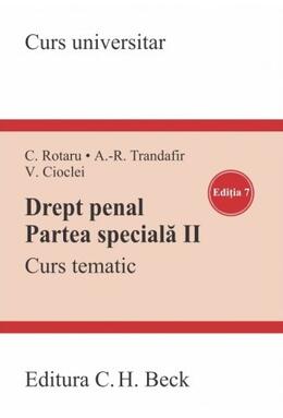 Copertă produs Drept penal. Partea specială II