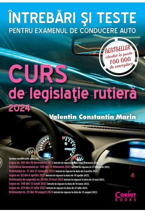 Copertă produs Curs de legislație rutieră 2024