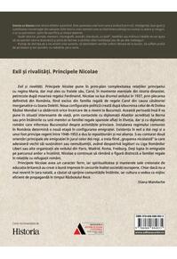 Copertă produs Exil și rivalități. Principele Nicolae
