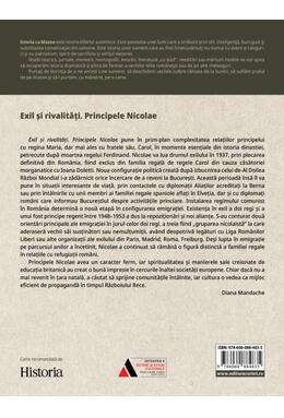 Copertă produs Exil și rivalități. Principele Nicolae