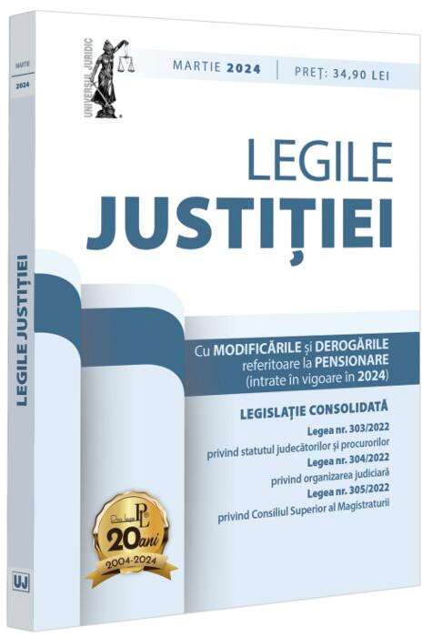 Copertă produs Legile justiției: martie 2024