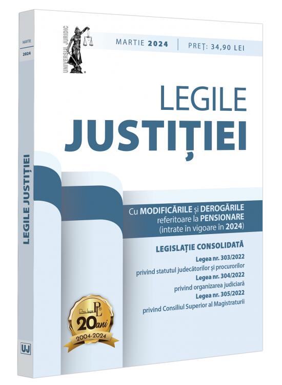 Copertă produs Legile justiției: martie 2024 - gallery big 1