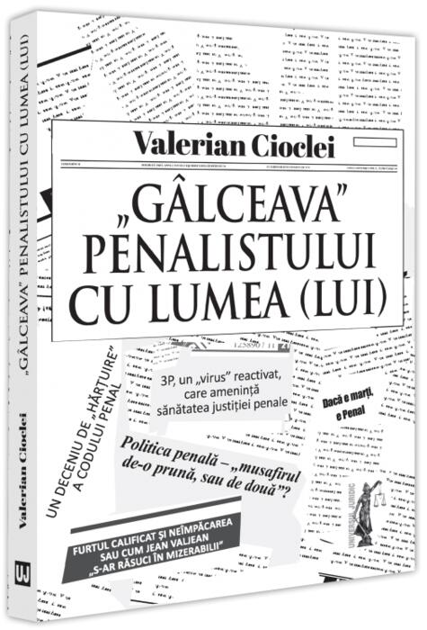 Copertă produs &bdquo;G&acirc;lceava&rdquo; penalistului cu lumea (lui)
