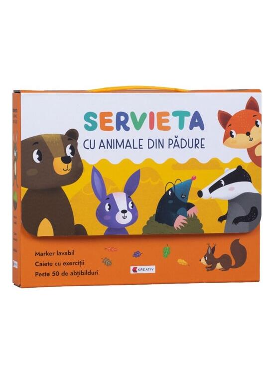 Copertă produs Servieta cu animale din pădure - gallery big 1