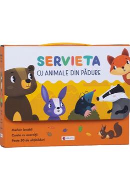 Copertă produs Servieta cu animale din pădure