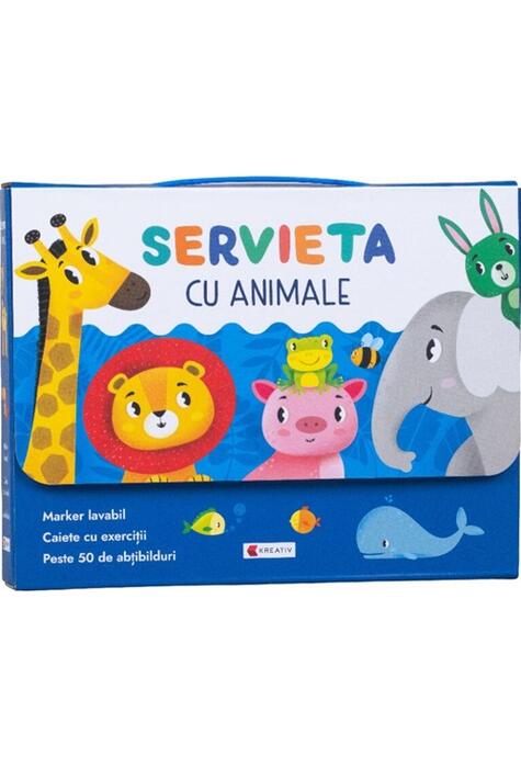 Copertă produs Servieta cu animale