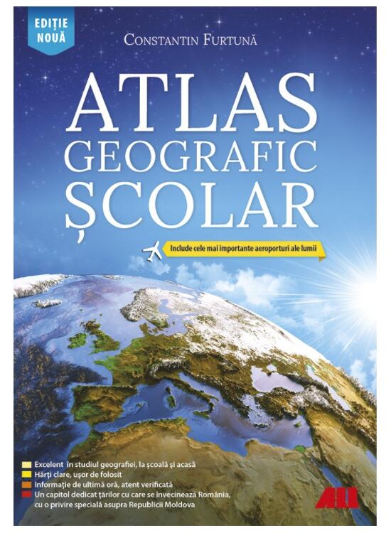 Copertă produs Atlas geografic școlar - gallery big 1